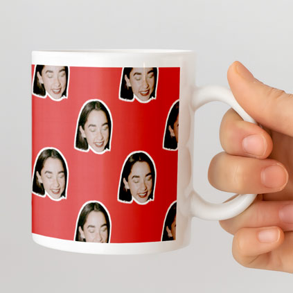 Personalised Face Photo Mug Choose Colour