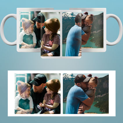 Personalised Photo Upload Mug - Two Photos