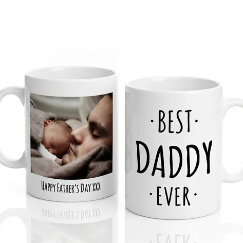 Personalised Best Daddy Ever Mug Photo Upload Personalised Best Daddy Ever Mug Photo Upload