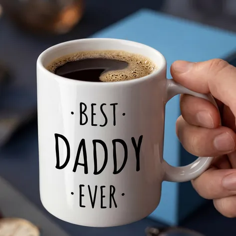 Personalised Best Daddy Ever Mug Photo Upload