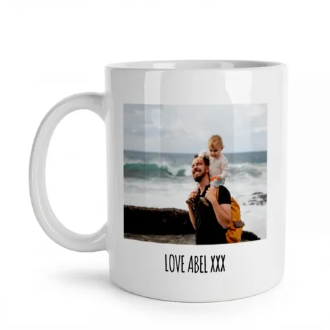 Personalised Best Daddy Ever Mug Photo Upload