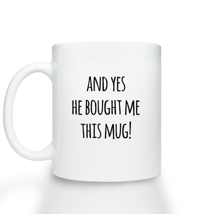 Personalised Mug - This Girl Has An Awesome Boyfriend
