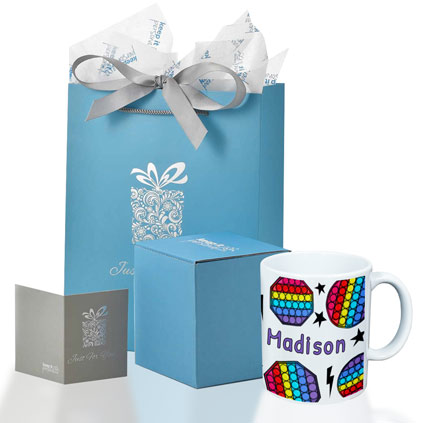 Personalised Pop It Fidget Mug Any Name