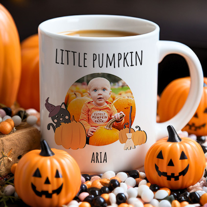 Personalised Halloween Photo Upload Mug