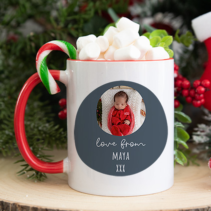 Personalised First Christmas As My Daddy Photo Mug