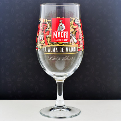 Personalised Madri Excepcional Limited Edition Pint Glass