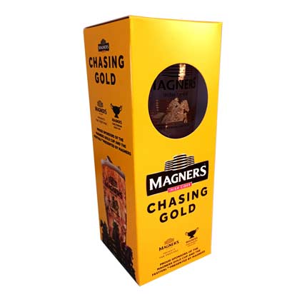 Personalised Magners Chasing Gold Pint Glass