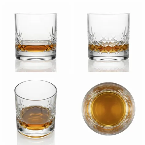 Personalised Stag Crystal Whisky Glass
