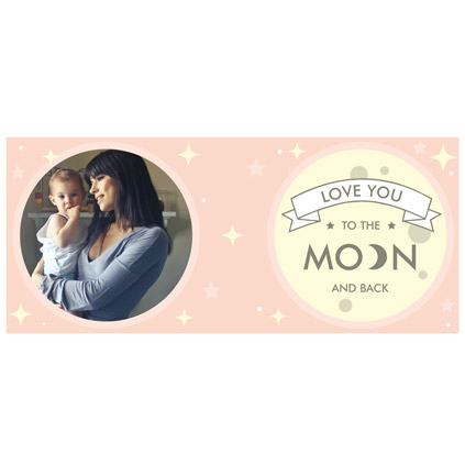 Personalised Love You To The Moon And Back Photo Mug