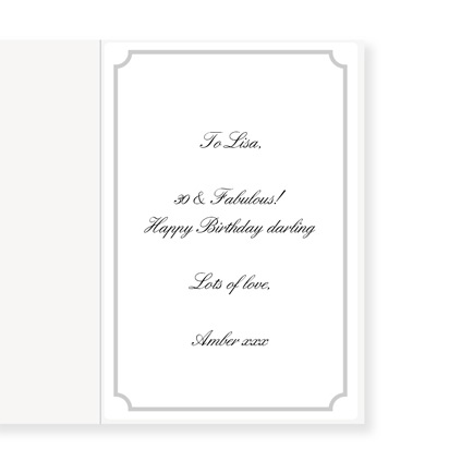One Year More Fabulous Greeting Card