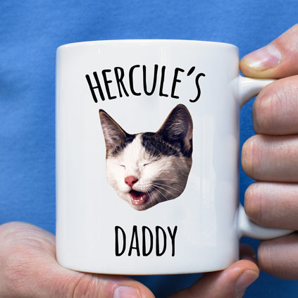 Personalised Pet Face Photo Mug Dog Cat Gift Idea