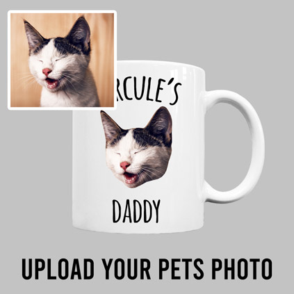 Personalised Pet Face Photo Mug Dog Cat Gift Idea