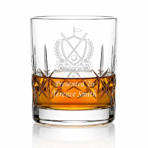 Logo Engraved Personalised Whiskey Tumbler
