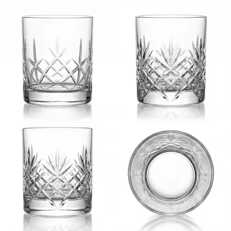 Personalised Cut Crystal Whiskey Tumbler Set