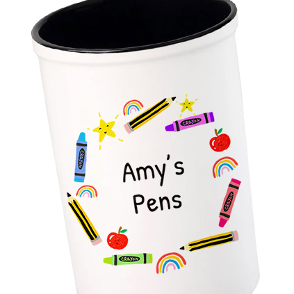Personalised Any Name's Pen Pot for Teachers