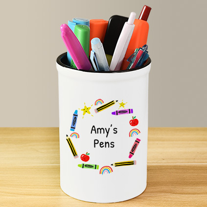 Personalised Any Name's Pen Pot for Teachers