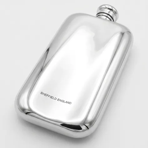 Personalised Pewter 2.5oz Hip Flask