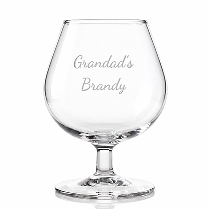 Personalised Brandy Glass - 25 cl