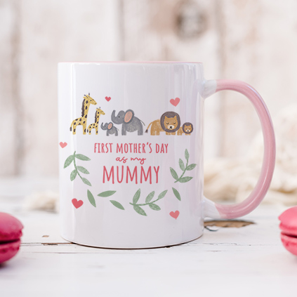 Personalised First Mother's Day As My Mummy Photo Mug