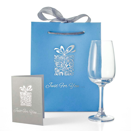 Personalised Tulip Port Glass