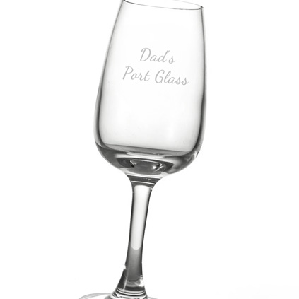 Personalised Tulip Port Glass
