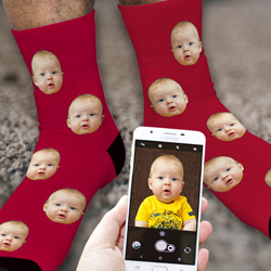 Personalised Photo Face Socks