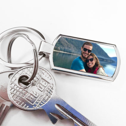 Personalised Photo Upload Keyring