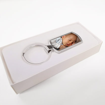 Personalised Photo Upload Keyring