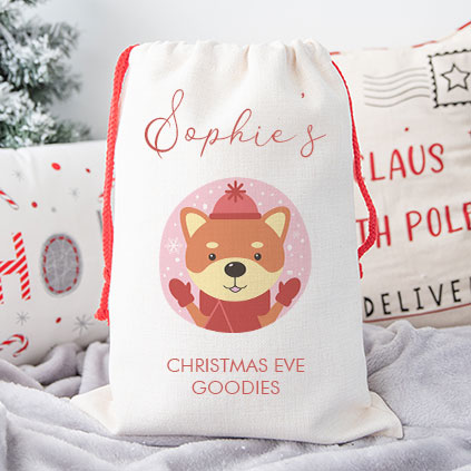 Personalised Childrens Santa Sack - Doge