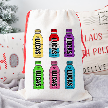 Personalised Hydration Drink Children's Gift Sack