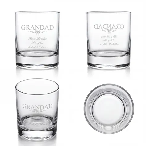 Personalised Whisky Tumbler For Granddad