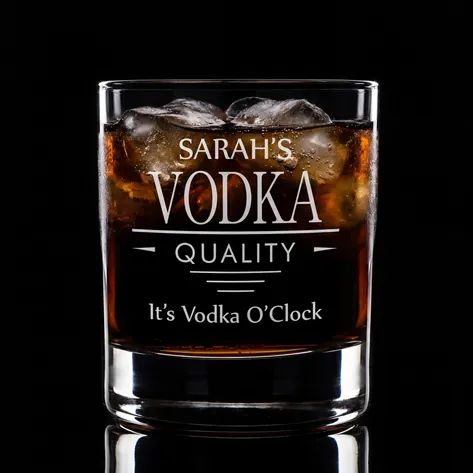 Personalised Vodka Glass