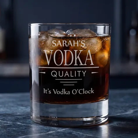Personalised Vodka Glass