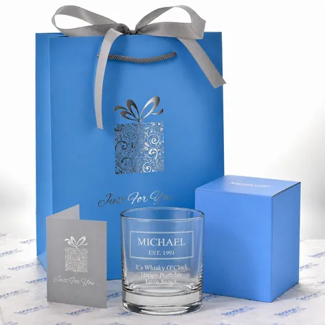 Personalised Established Whiskey Tumbler