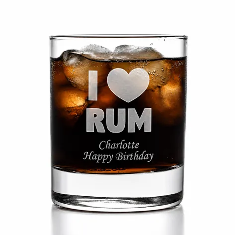 Personalised I Love Rum Tumbler
