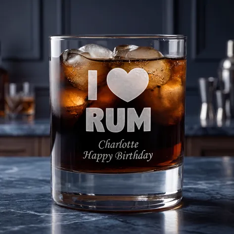 Personalised I Love Rum Tumbler