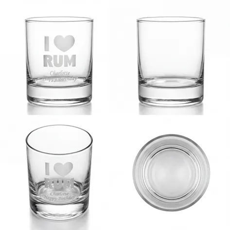 Personalised I Love Rum Tumbler