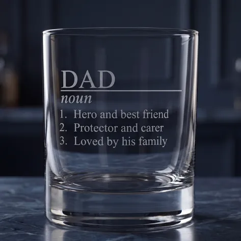 Personalised Dictionary Definition Whiskey Tumbler