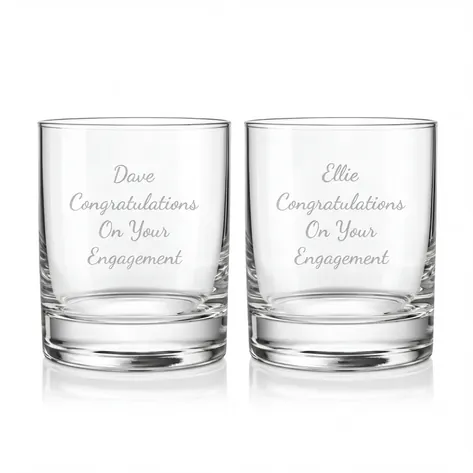 Personalised Whisky Glass Set