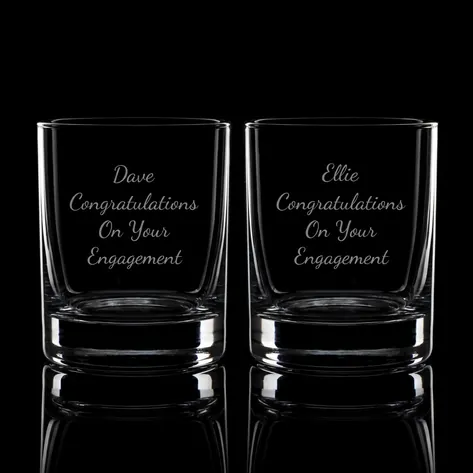 Personalised Whisky Glass Set