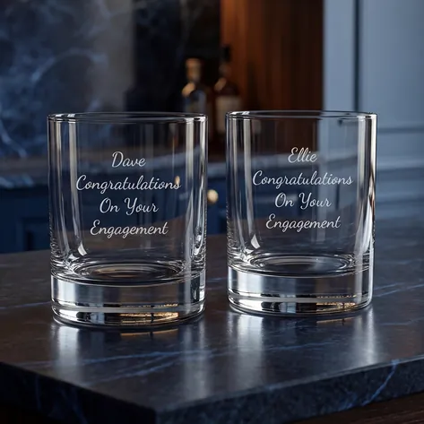 Personalised Whisky Glass Set