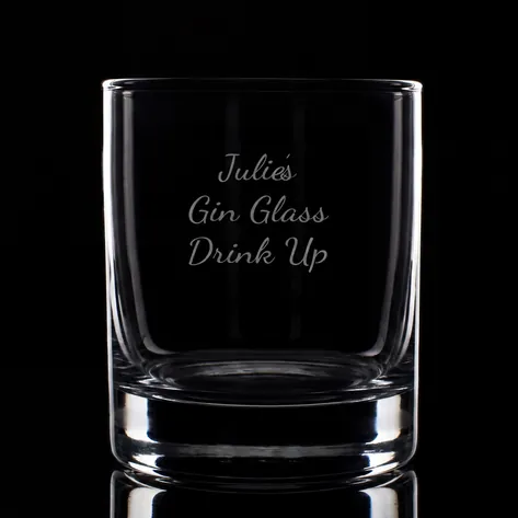 Personalised Stern Whisky Glass With Luxury Gift Bag And Box