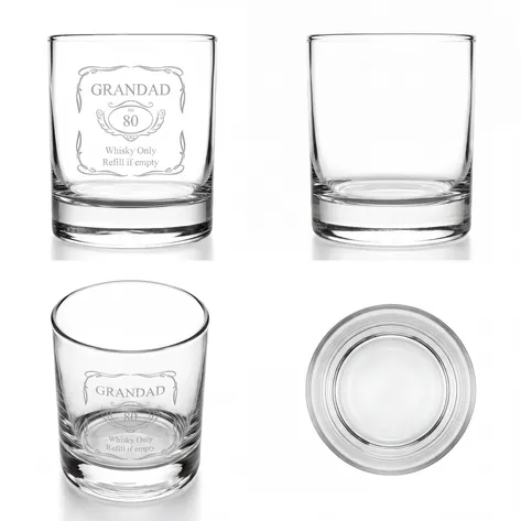 Personalised Old Age Whisky Tumbler