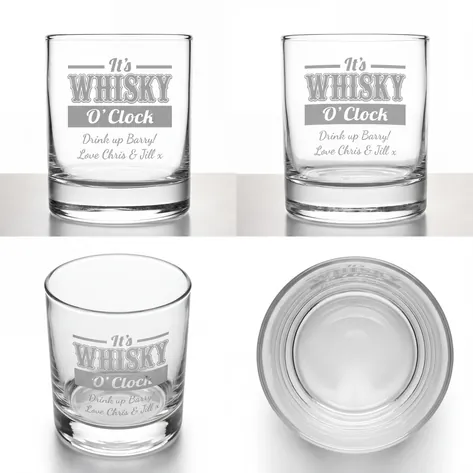 Personalised Whisky O'Clock Tumbler