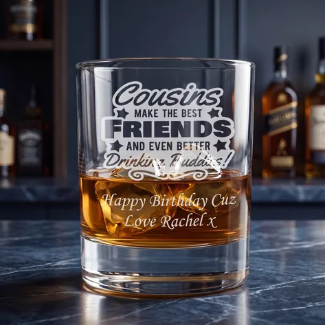 Personalised Cousin Drinking Buddy Tumbler