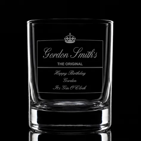 Personalised Gin Glass