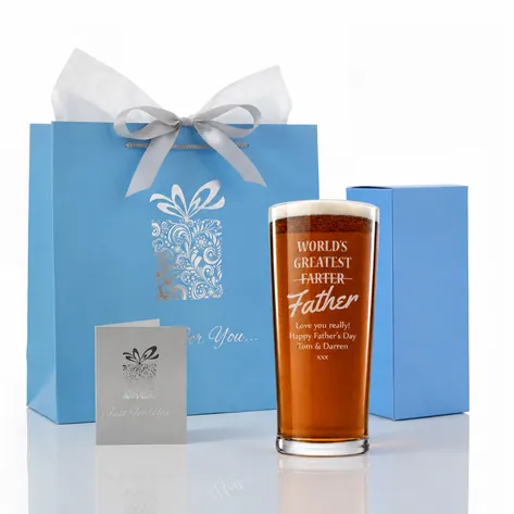 Personalised World's Greatest Farter Pint Glass