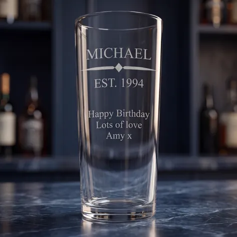 Personalised Pint Glass - Any Occasion!