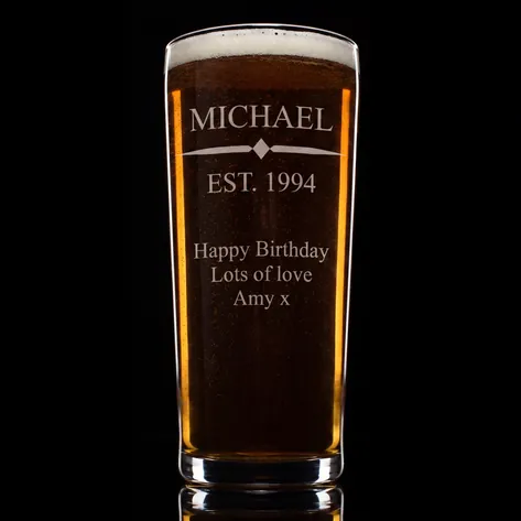 Personalised Pint Glass - Any Occasion!