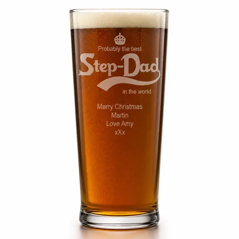 Personalised Pint Glass - Best Step Dad In the World